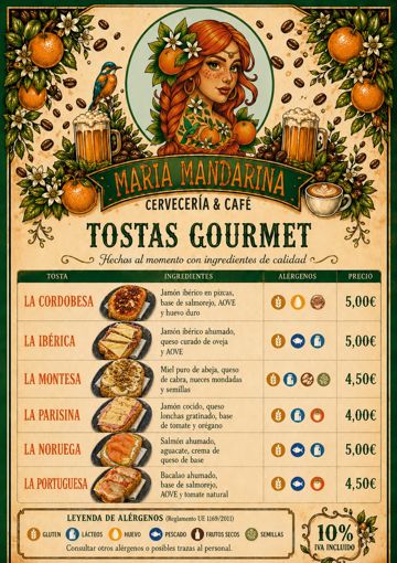 Tostas gourmet